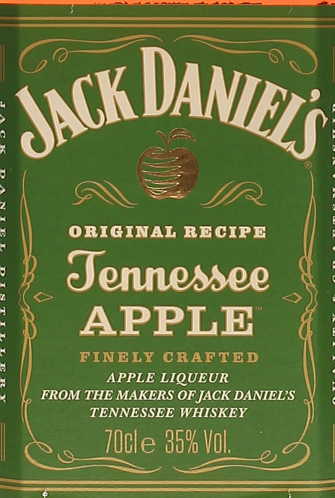 Jack Daniels Tennessee Apple Likör auf der Basis des J