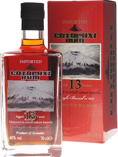 Cotopaxi Rum 13 Jahre Single Barrel 0 7 Liter 40 Vol BarFish