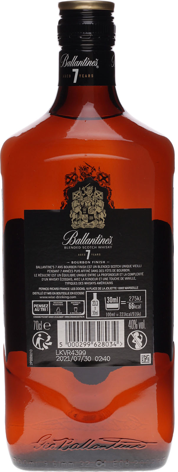 Ballantines 7 Jahre 0 7 Liter 40 Vol