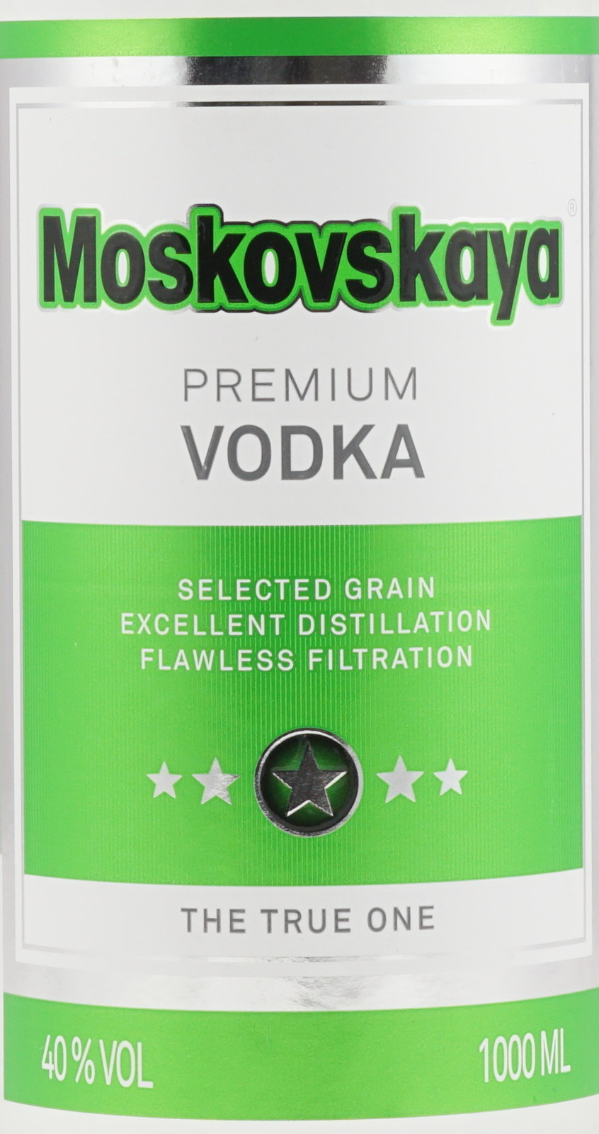 Moskovskaya Russischer Premium Wodka 1 Liter 40 Vol