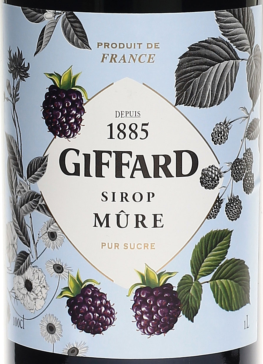 Giffard Brombeer (Mûre, Blackberry) Sirup 1 Liter Im Sh