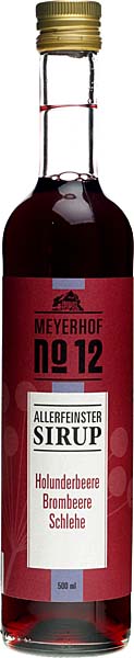 Meyerhof No. 12 Holunder-Brombeer-Schlehen Sirup 0,5L