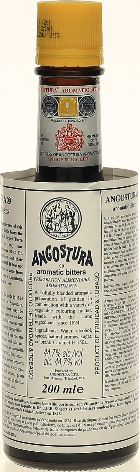 Bitters Angostura 44,7% Liter 0,2 Aromatic