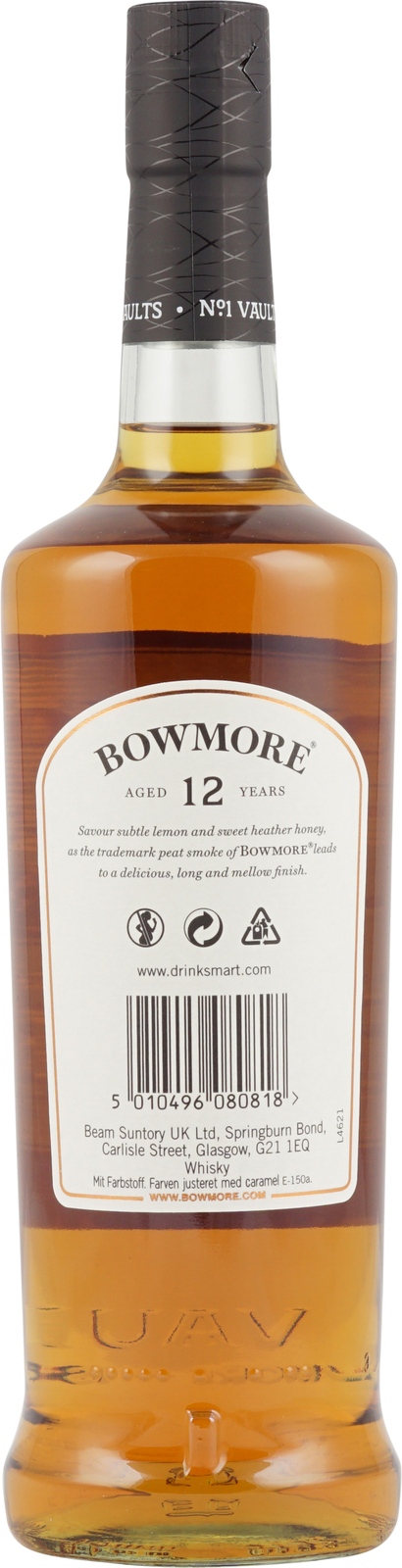 Bowmore Islay Single Malt Whisky Jahre) i (12 Liter 0,7