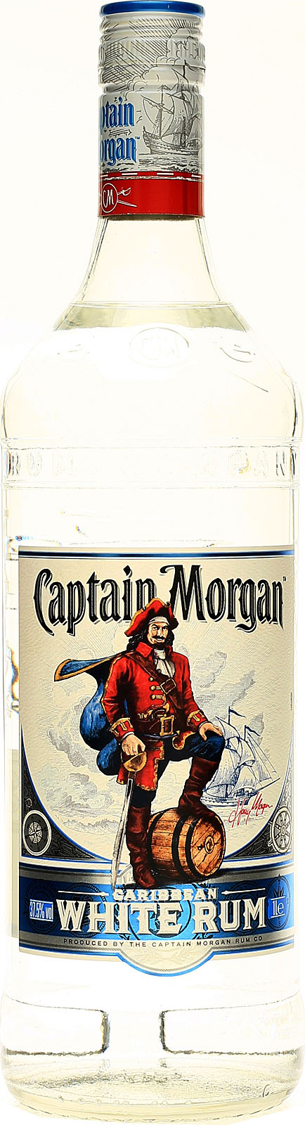 mit Captain Morgan 1 Liter White Rum kaufen