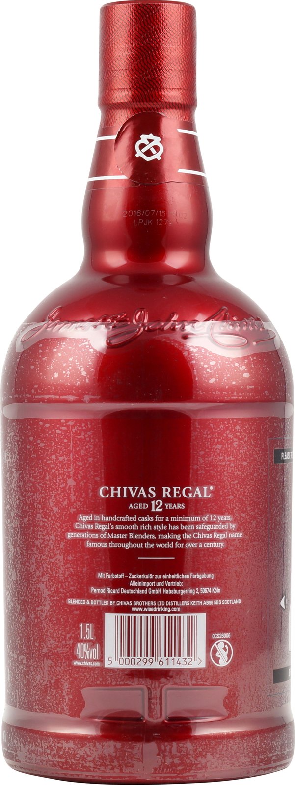 Chivas Regal 12 Jahre Sonderedition 1,5l 40% --> BarFish ...