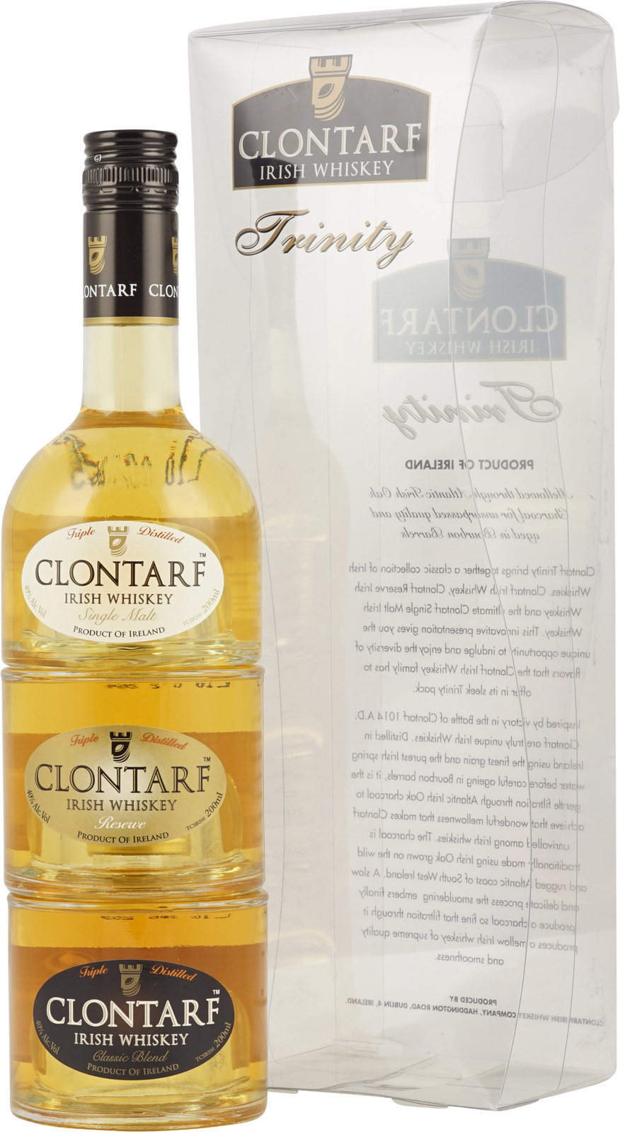 Clontarf Irish Whiskey Trinity 0,6 Liter 40% Vol.