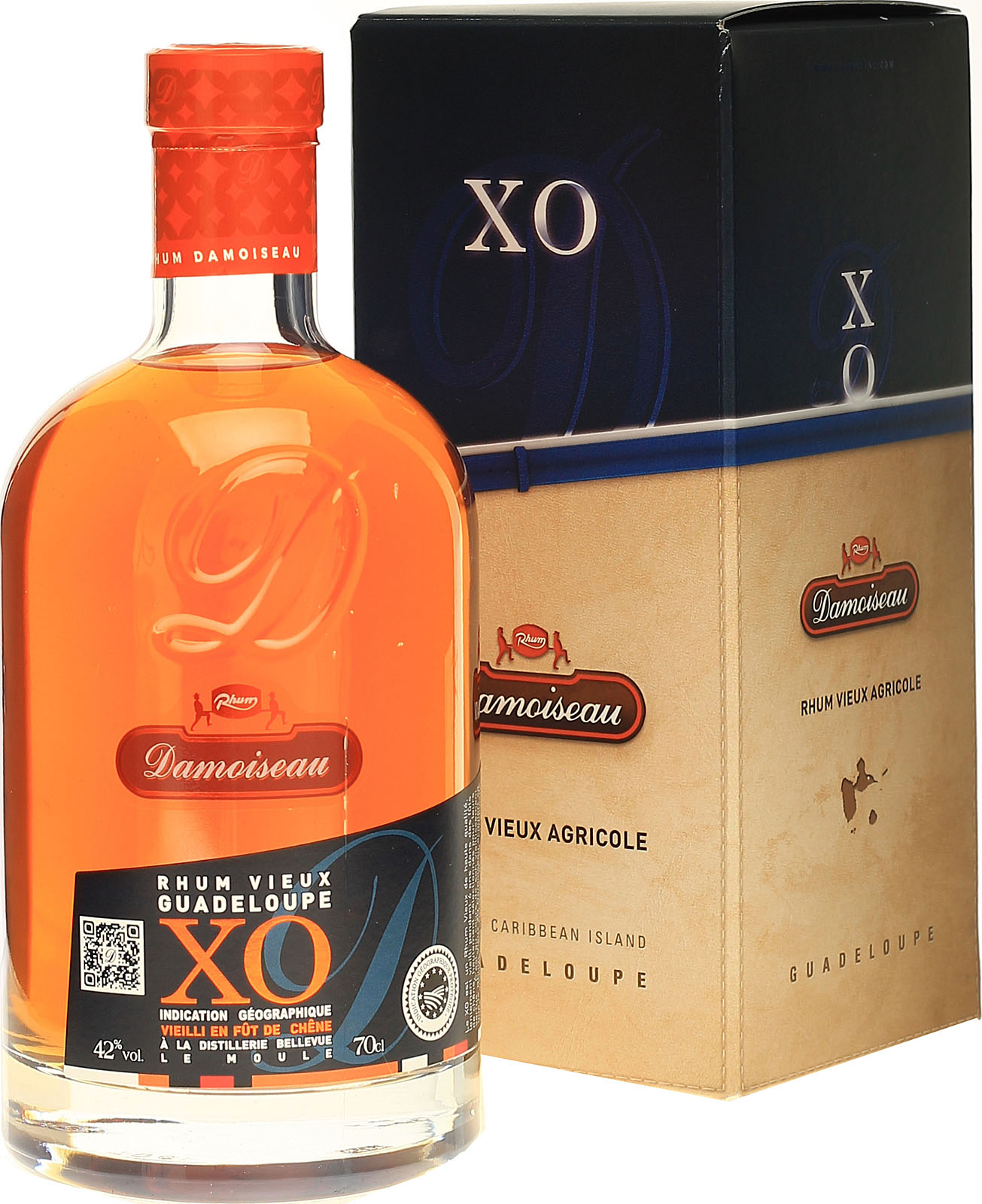 Damoiseau XO Rhum Vieux Agricole Guadeloupe 42% vol. Rum