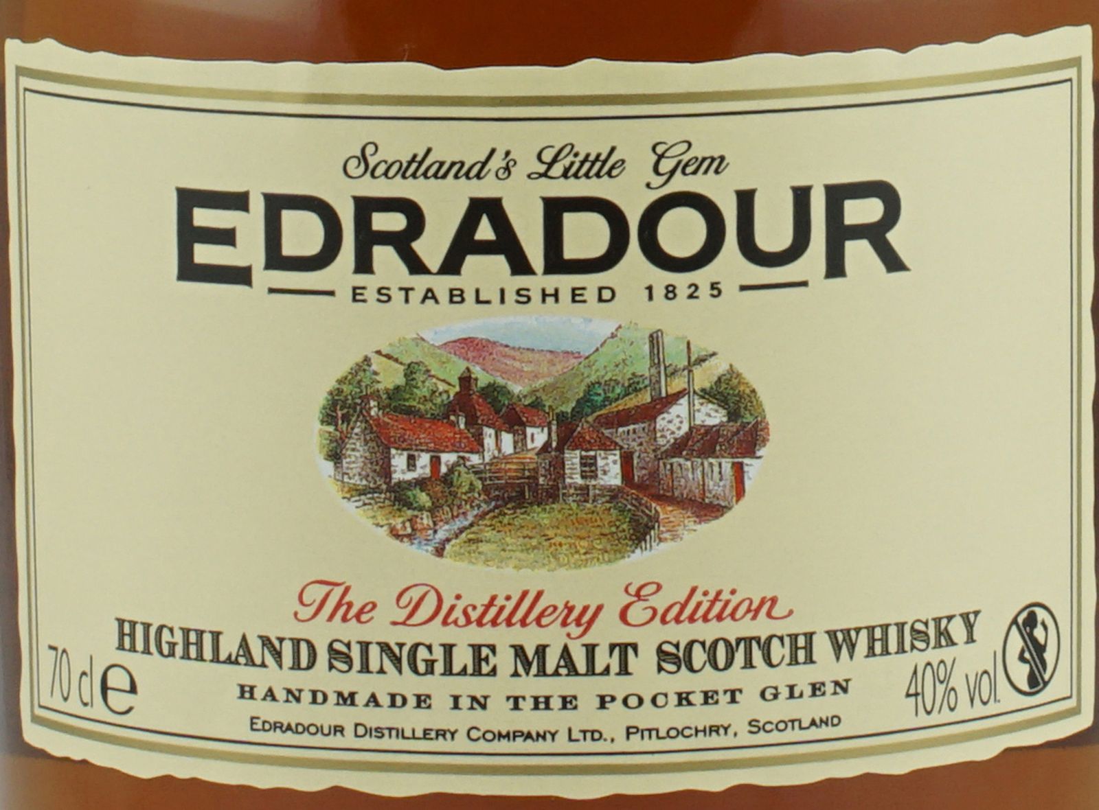 Malt Whisky Highland Single Edradour Scotch
