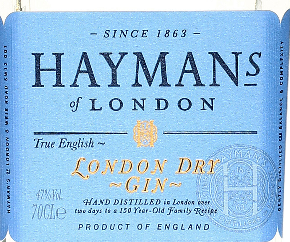 Haymans Dry London Gin kaufen barfish.de bei