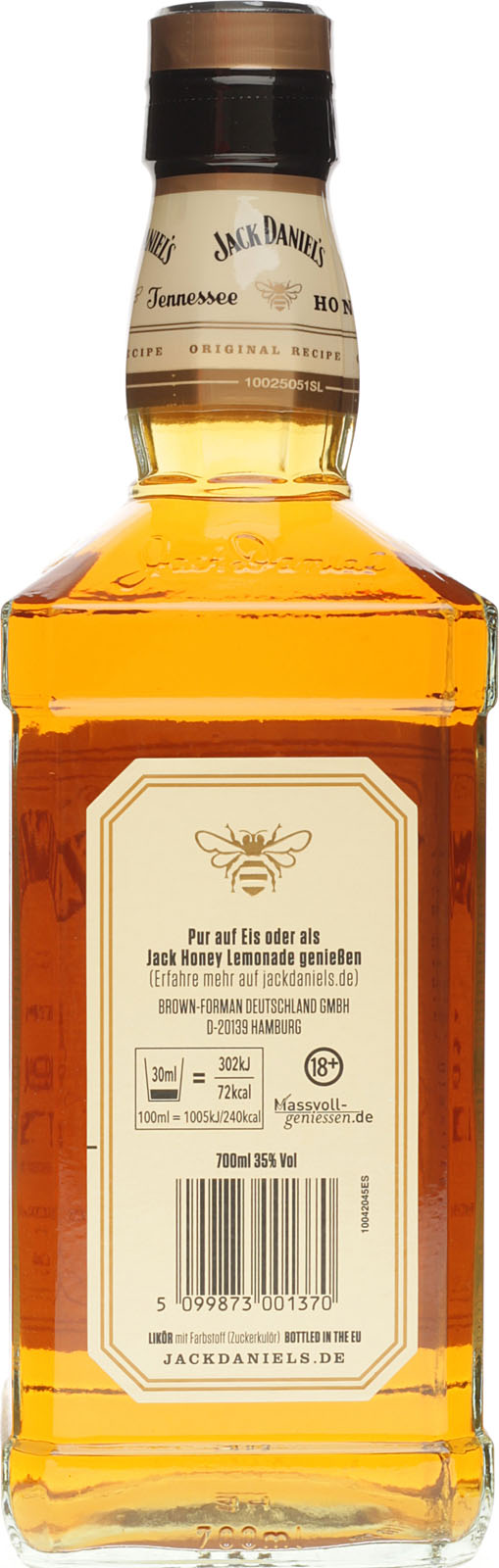 Jack Daniel´s Honey 35% Shop Vol. im Liter 0,7