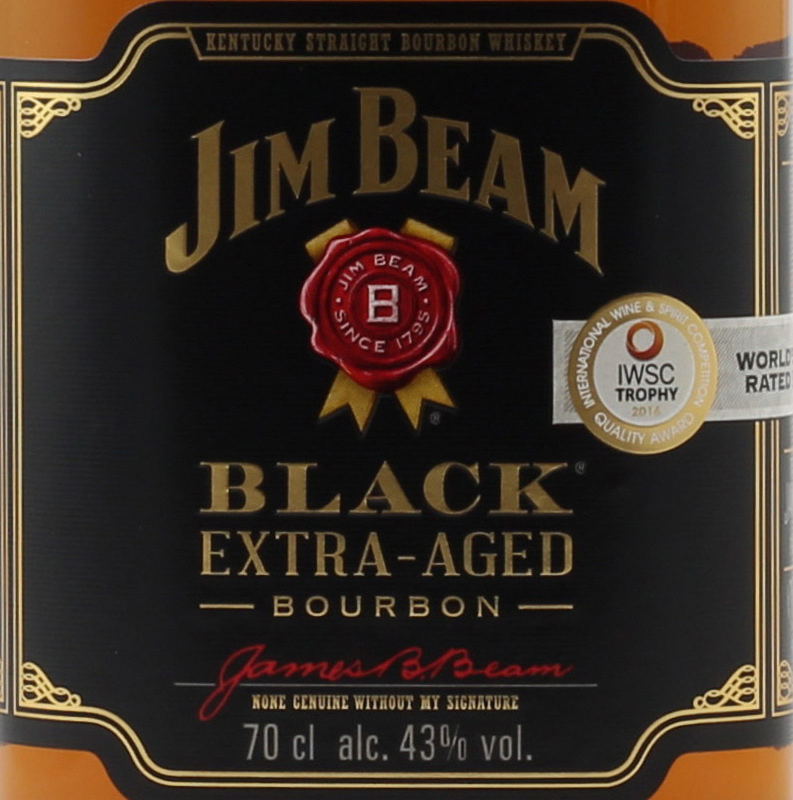Jim Beam Vol., Liter Extra 43 Black 0,7 Aged preisgek %