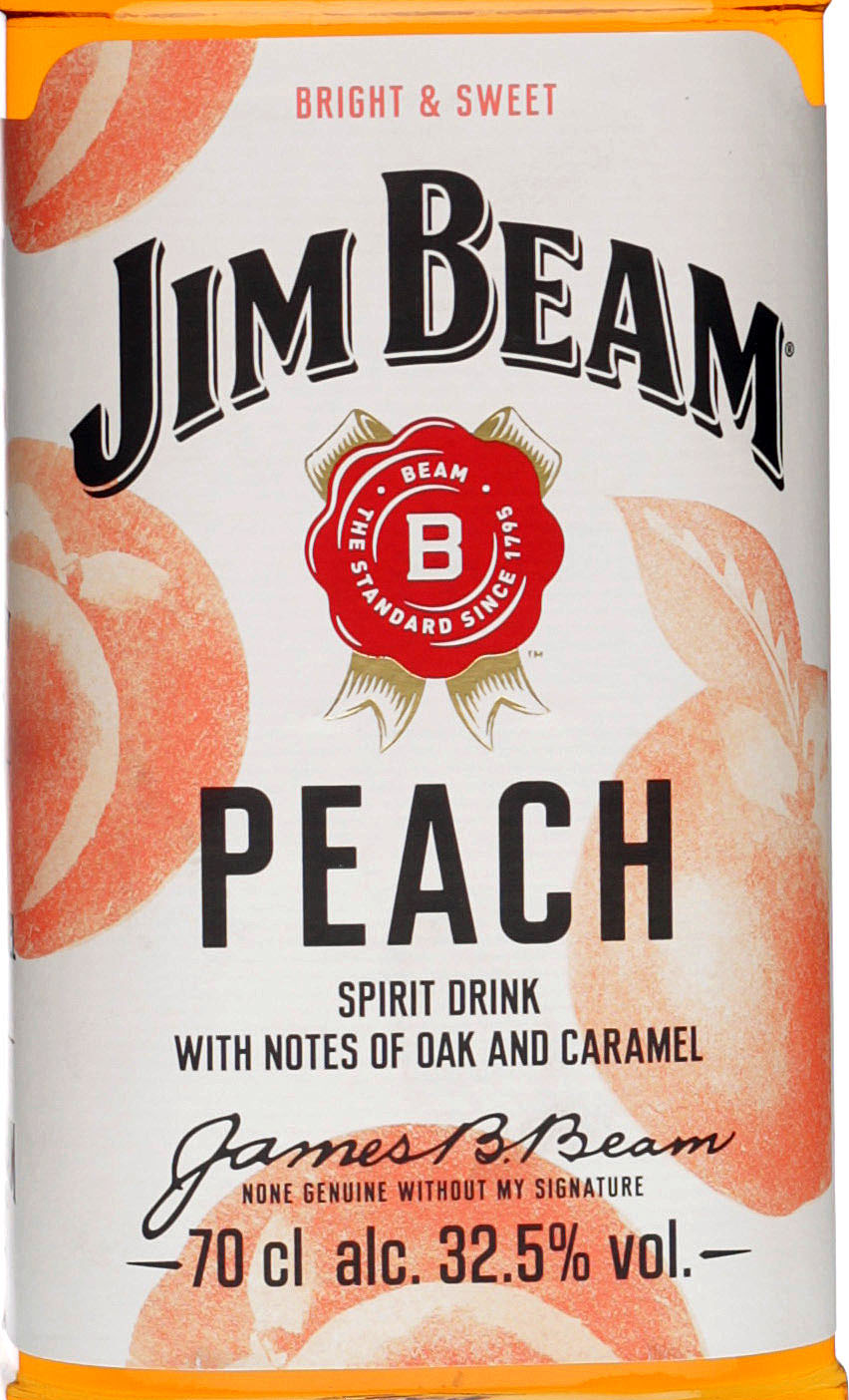 Jim Beam Peach 0,7 Liter 32,5 Vol. im Shop 