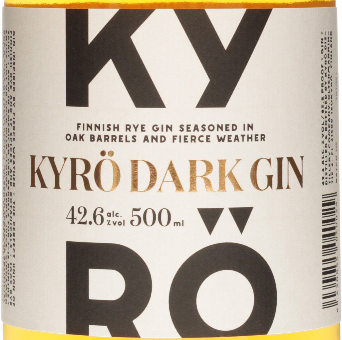 Kyrö Koskue Finnish 42, 0,5 Gin (Barrel Rye Liter Aged)