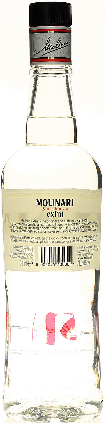 Molinari Sambuca Extra 0,7 Liter bei uns 40% Vol., hier