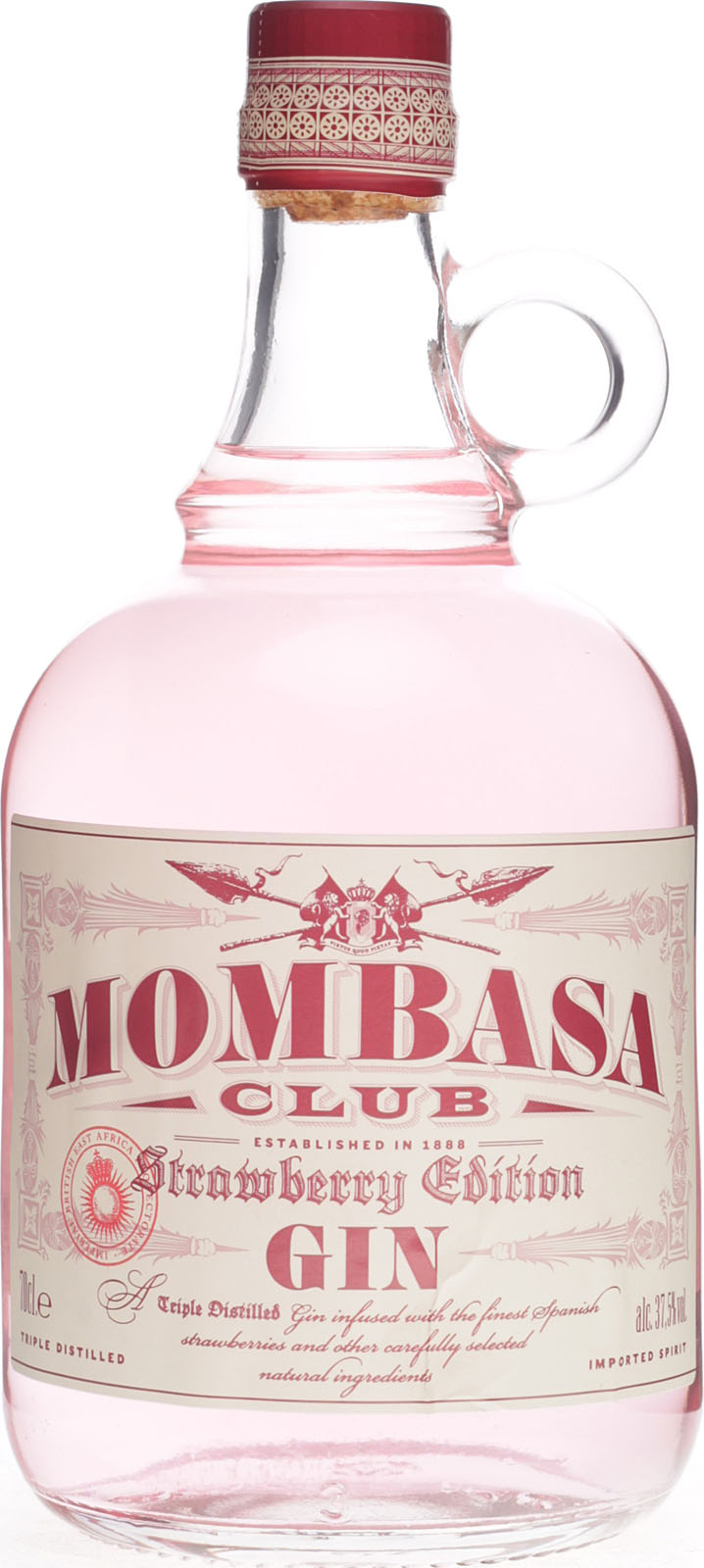 Mombasa Club Strawberry Gin London 37,5% 0,7 Dry Liter