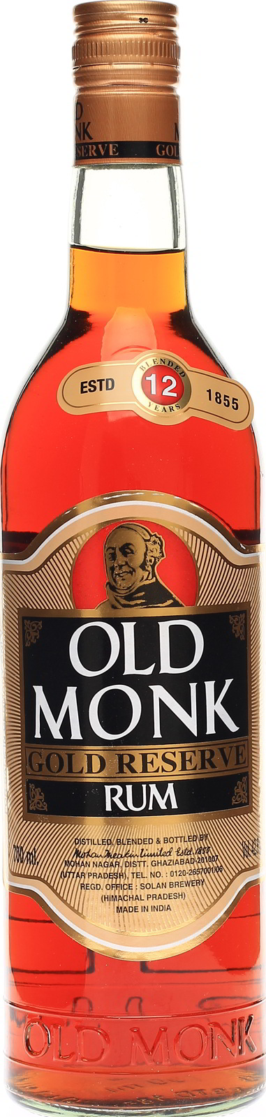 Old Monk Gold Reserve Rum 12 Jahre Online Kaufen   Old Monk Indian Rum Gold Reserve 12 Jahre 0 7 Liter 42 8 Vol .8566b 