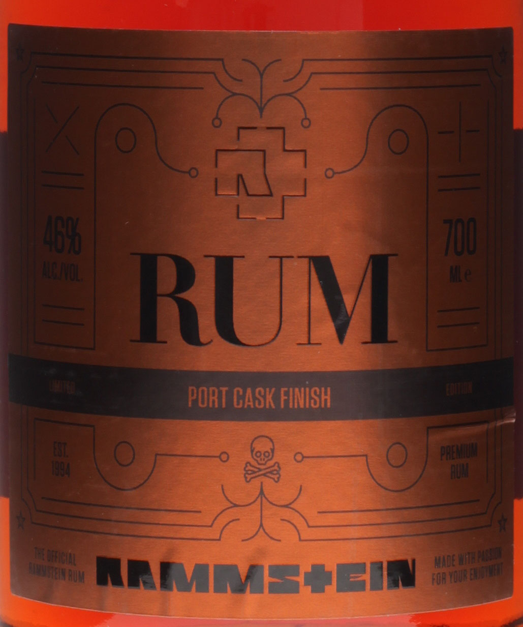 Rammstein Rum Limited Edition Port Cask Finish 46% 0,7l