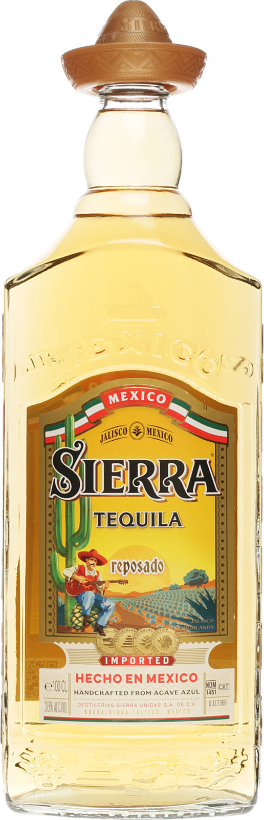 Sierra Reposado Tequila 1 aus Liter 38% Vol., M Tequila